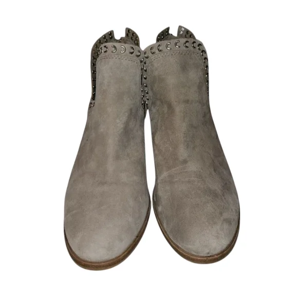 Vince Camuto Prafinta Suede Ankle Booties - Size 8.5 Block Heel - Picture 2 of 12